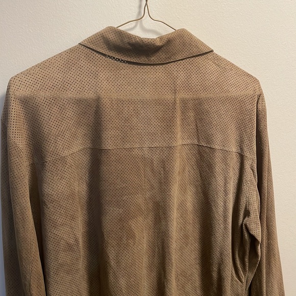 Rare la matta perforated shirt snake skin inseam - Picture 9 of 12